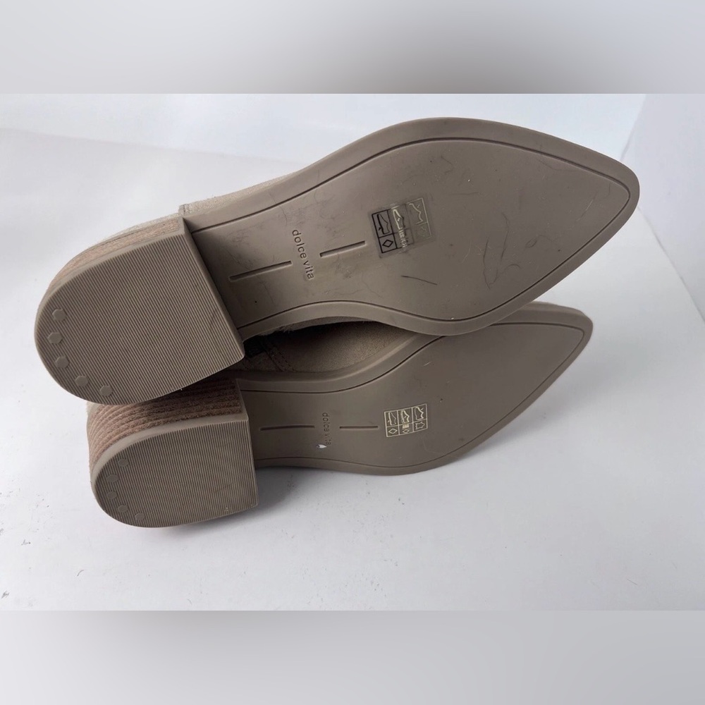 Dolce Vita Able Booties Dune Suede Sz 8.5 - Picture 12 of 13